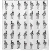 シマウシャワーカーテン シャワーカーテン (正面)