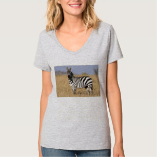 シマウマおよび馬の詩のティー Tシャツ