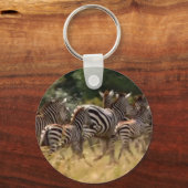 シマウマが移動:千マイルの旅 キーホルダー (正面)
