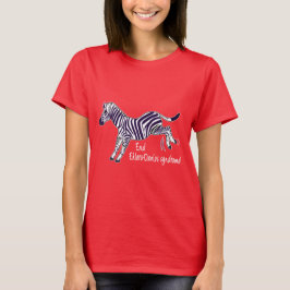 シマウマとの終わりのEhlers-Danlosシンドローム Tシャツ