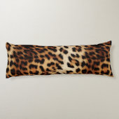 シマウマとヒョウの獣毛 ボディピロー (裏面)