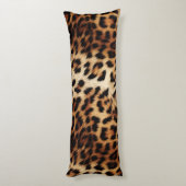 シマウマとヒョウの獣毛 ボディピロー (裏面 (縦))