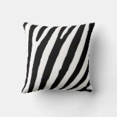 シマウマによって印刷されるエレガントなアクセントのソファのクッション クッション (裏面)