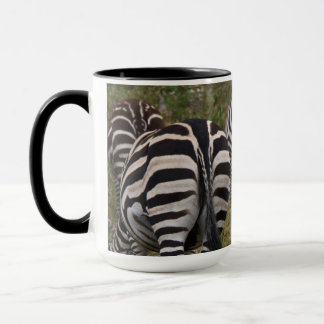 シマウマのお尻のコーヒー・マグ マグカップ