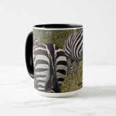 シマウマのお尻のコーヒー・マグ マグカップ (正面左)
