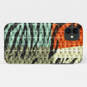 シマウマのシームレスなカラフル動物の皮膚組織 Case-Mate iPhoneケース (裏面(横))