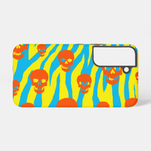 シマウマのスカルリーモード SAMSUNG GALAXY S22ケース