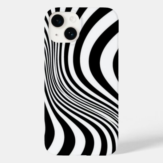 シマウマのスキン柄テクスチャーパターン Case-Mate iPhoneケース (裏面)