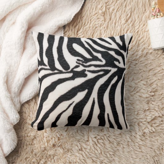 シマウマのストライプな枕 クッション (ブランケット)