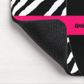 シマウマのストライプのなマウスパッド マウスパッド (コーナー)