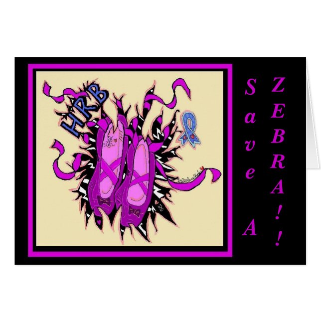 シマウマのストリップが付いているHRB Balleriaの靴 (正面横)