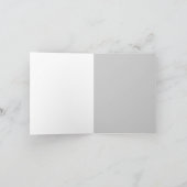 シマウマのスマイルNotecard カード (内部)