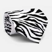 シマウマのタイ ネクタイ (ロール)