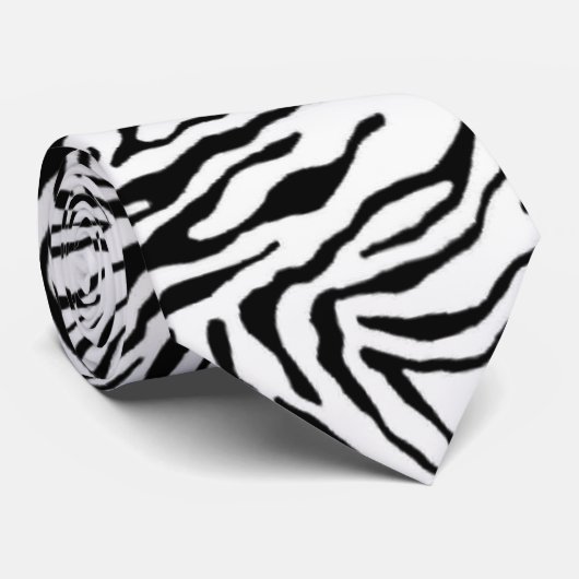 シマウマのタイ ネクタイ (ロール)