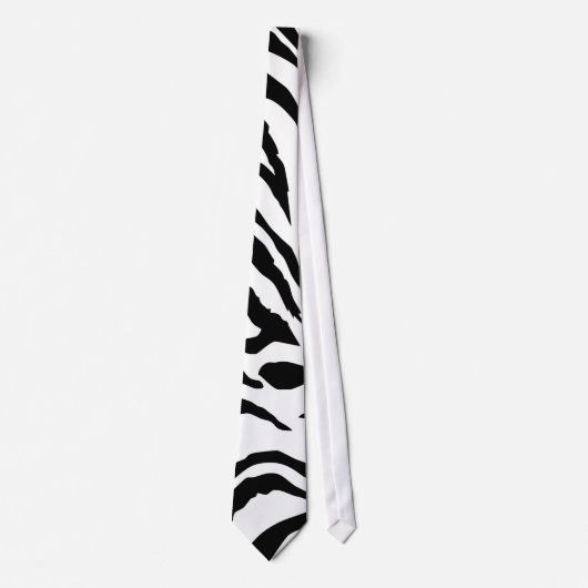 シマウマのタイ ネクタイ (正面)