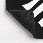 シマウマのハート マウスパッド (コーナー)