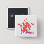 シマウマのピンク3 缶バッジ (正面&裏面)