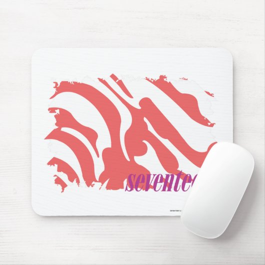 シマウマのピンク4 マウスパッド (マウス)