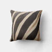 シマウマのプリントのクッション クッション (裏面)