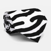 シマウマのプリントのタイ ネクタイ (ロール)