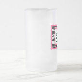 シマウマのプリントのハッピーバースデーのビールのジョッキ フロストグラスビールジョッキ (中央)