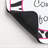 シマウマのプリントのマウスパッド マウスパッド (コーナー)