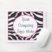 シマウマのプリントのマウスパッド マウスパッド (マウス)