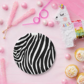 シマウマのプリントの紙皿 ペーパープレート (パーティー)