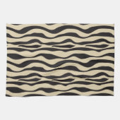 シマウマのプリント キッチンタオル (横)