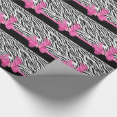 シマウマのプリント ラッピングペーパー (角)