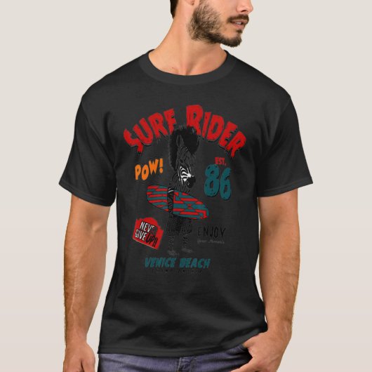 シマウマのペット 高級感のあるデザイン アート 魅力的な色 グ Tシャツ (正面)