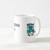 シマウマのマグを見始めて下さい コーヒーマグカップ (正面右)