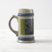 シマウマのマグ ビールジョッキ (左)