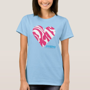 シマウマのマゼンタ2 Tシャツ