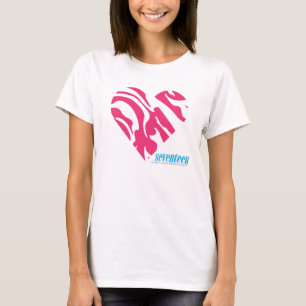 シマウマのマゼンタ2 Tシャツ