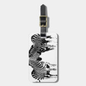 シマウマの友人 ラゲッジタグ (正面縦)