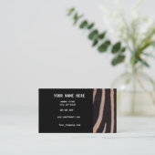 シマウマの名刺 名刺 (スタンド正面)