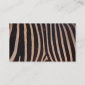 シマウマの名刺 名刺 (裏面)