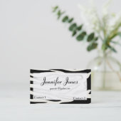 シマウマの名刺 名刺 (スタンド正面)