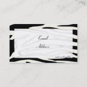 シマウマの名刺 名刺 (裏面)