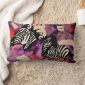 シマウマの夢 ランバークッション (ブランケット)