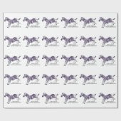 シマウマの強いEhlers-Danlosの認識度 ラッピングペーパー (フラット)