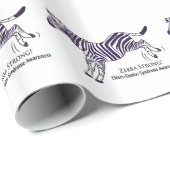 シマウマの強いEhlers-Danlosの認識度 ラッピングペーパー (ロールコーナー)