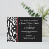 シマウマの招待状 招待状 (スタンド正面)