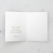 シマウマの挨拶状の賛美歌の139:14 カード (内部)