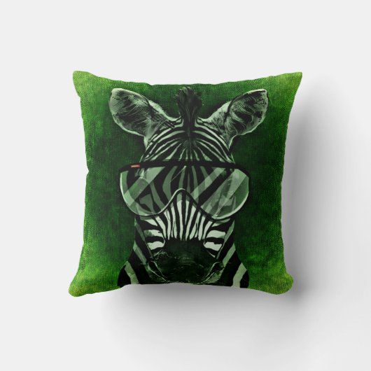 シマウマの枕 クッション (裏面)