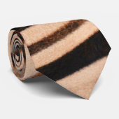 シマウマの毛皮のタイ ネクタイ (ロール)