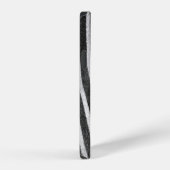 シマウマの毛皮の動物柄 iPhoneケース (右側面)