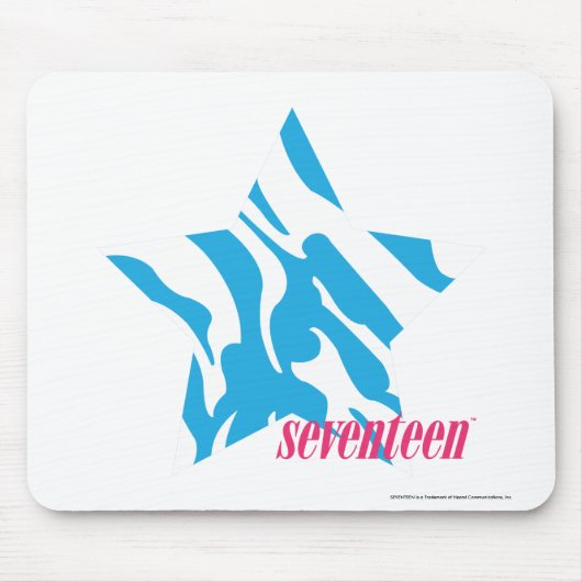 シマウマの水3 マウスパッド (正面)