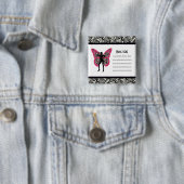 シマウマの版画コレクションボタン 缶バッジ (インサイチュ)